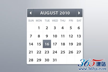 instantShift - Beautiful Free Calendar PSD Designs