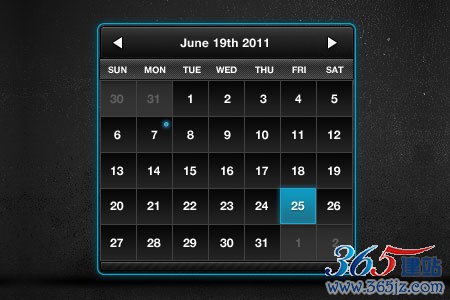 instantShift - Beautiful Free Calendar PSD Designs