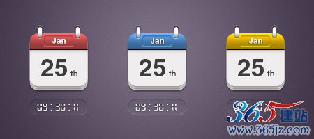 instantShift - Beautiful Free Calendar PSD Designs