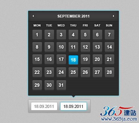 instantShift - Beautiful Free Calendar PSD Designs