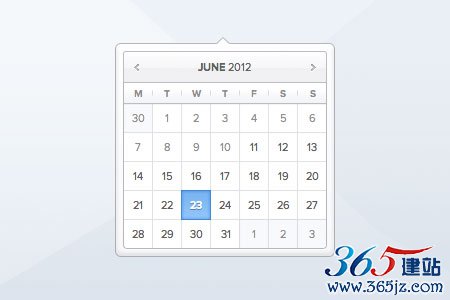 instantShift - Beautiful Free Calendar PSD Designs