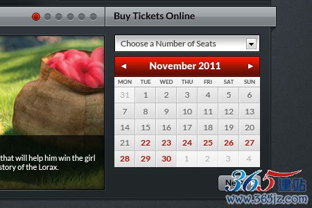 instantShift - Beautiful Free Calendar PSD Designs
