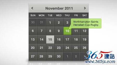instantShift - Beautiful Free Calendar PSD Designs