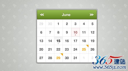 instantShift - Beautiful Free Calendar PSD Designs