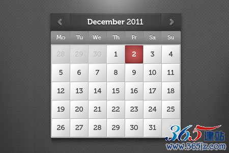 instantShift - Beautiful Free Calendar PSD Designs