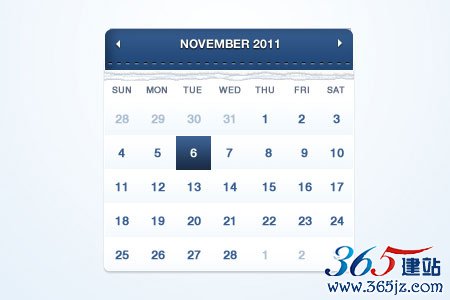 instantShift - Beautiful Free Calendar PSD Designs