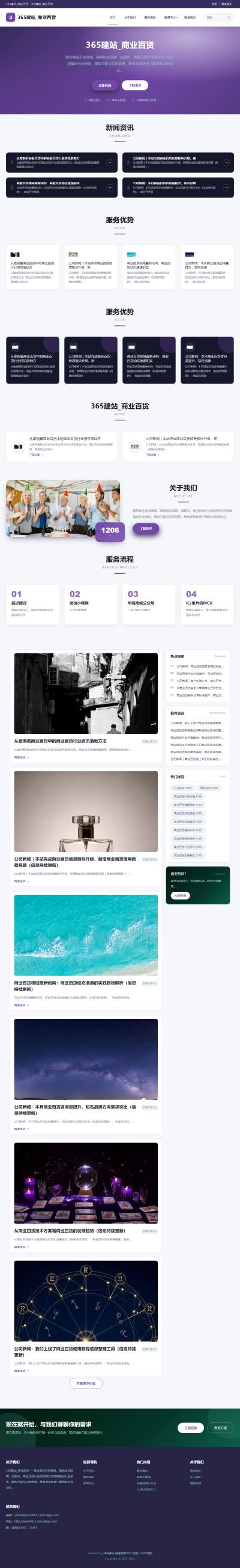 jzmb0813_行业企业_商业百货网站站群模板