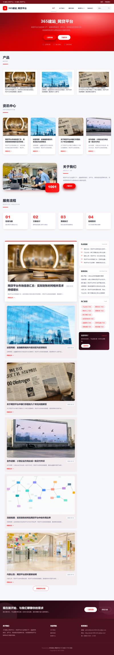 jzmb1004_生活服务_网贷平台网站站群模板