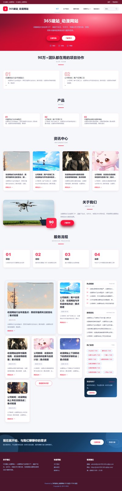 jzmb1050_休闲娱乐_动漫网站网站站群模板